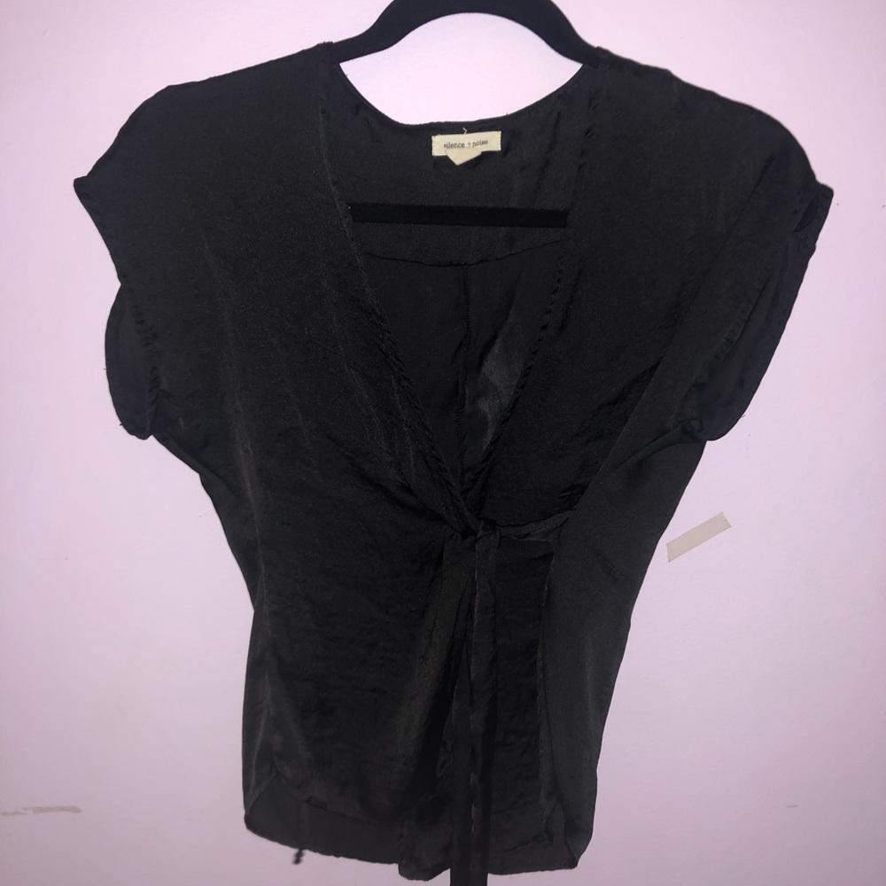 Silk slip top